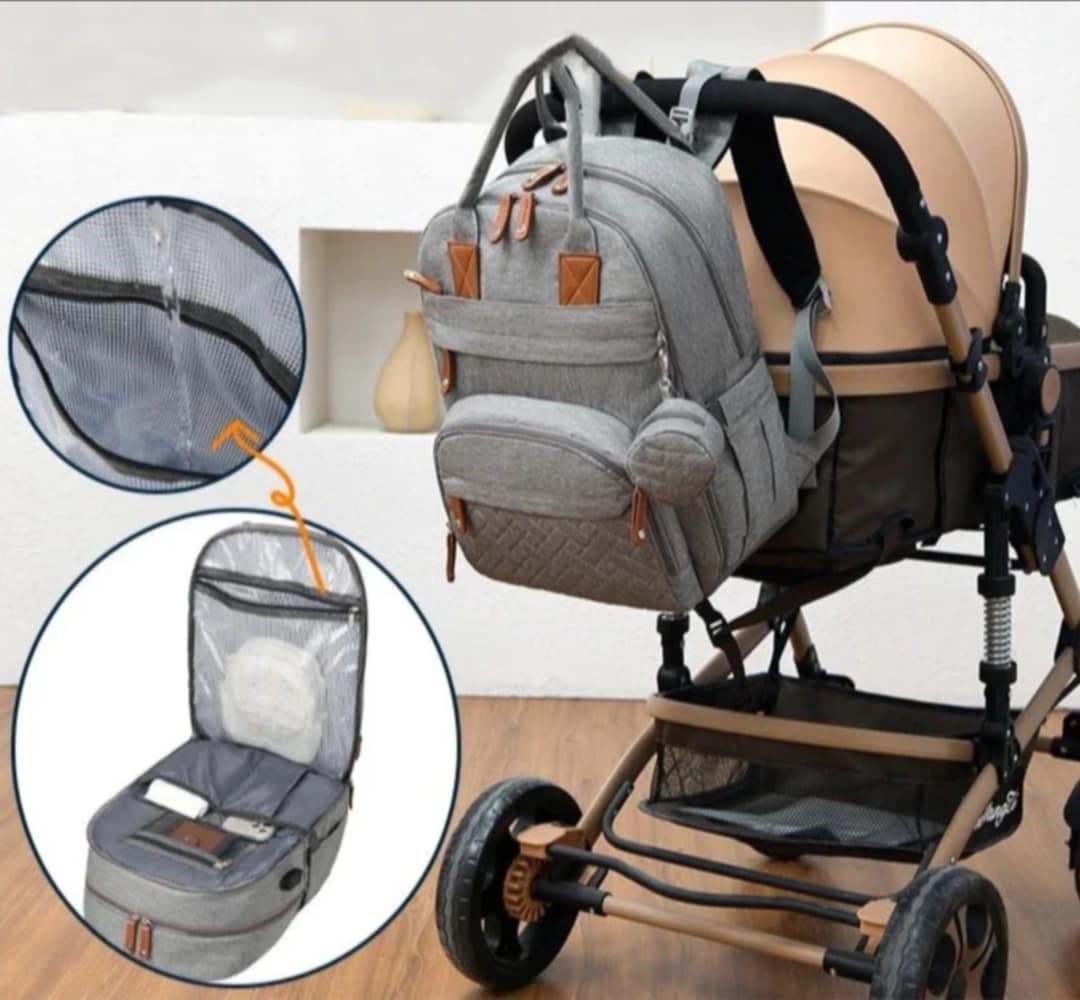 sac maman avec tapis pour bébé