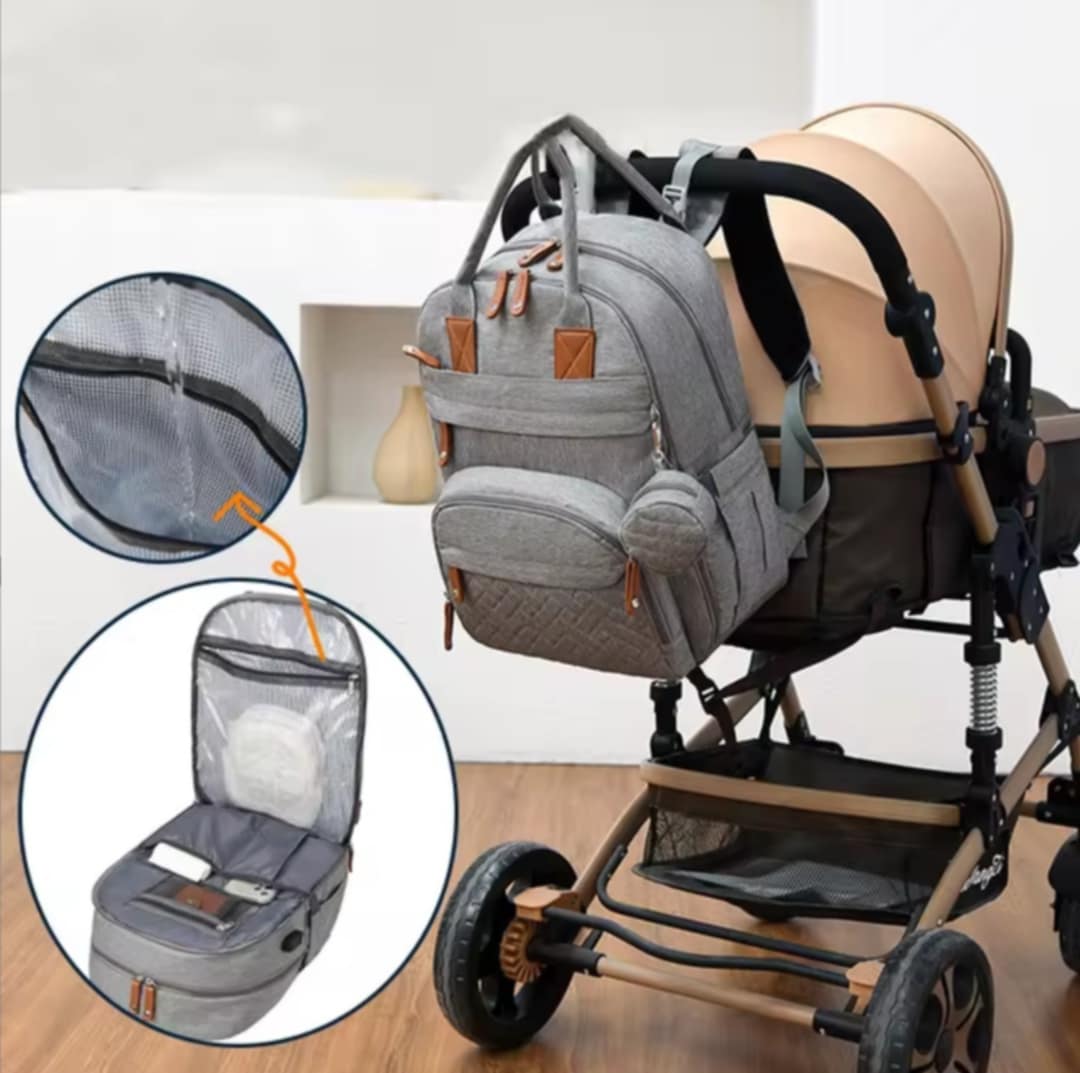 sac maman avec tapis pour bébé